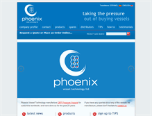 Tablet Screenshot of phoenixvessel.co.uk